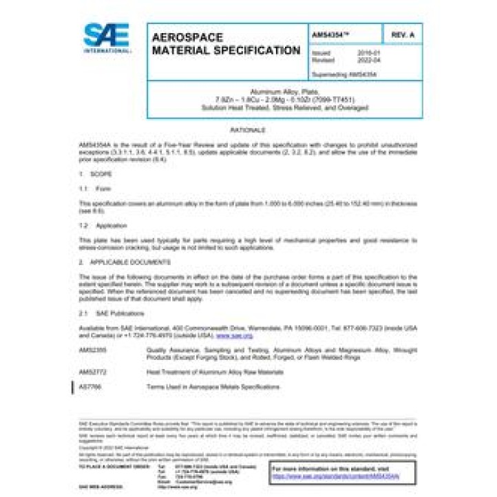 SAE AMS4354A PDF