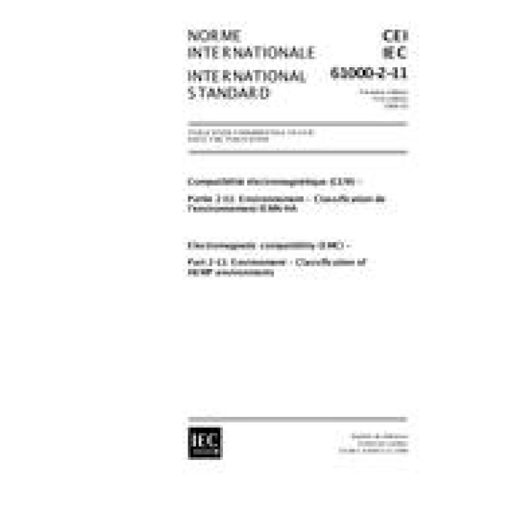 IEC 61000-2-11 Ed. 1.0 b PDF