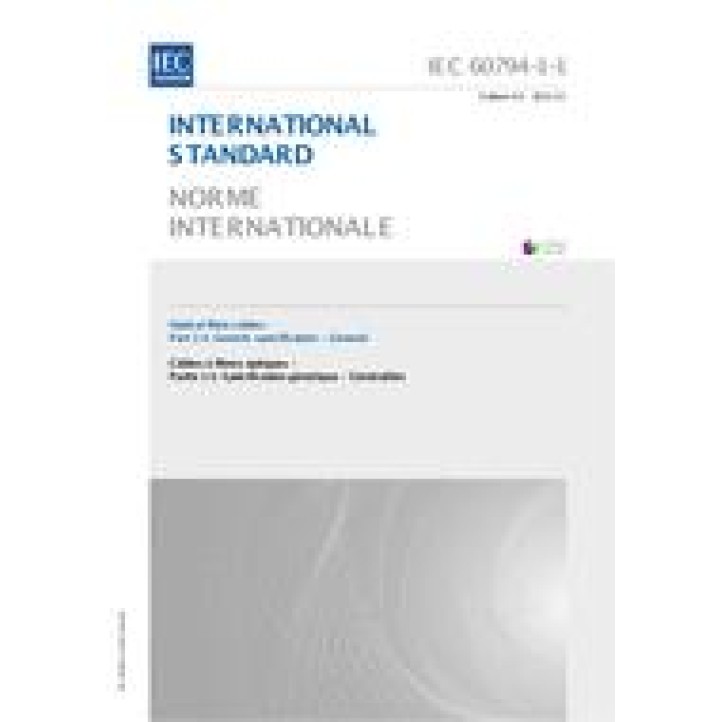 IEC 60794-1-1 Ed. 4.0 b PDF