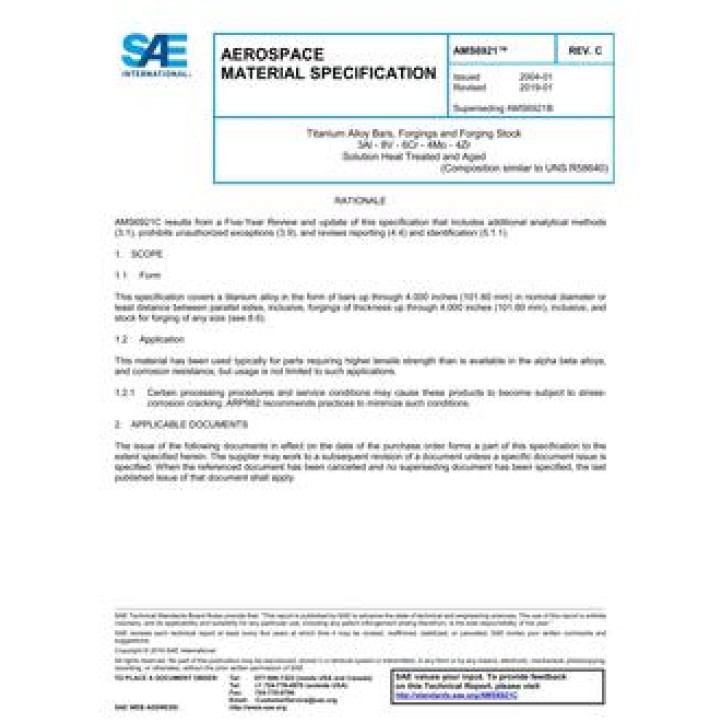 SAE AMS6921C PDF