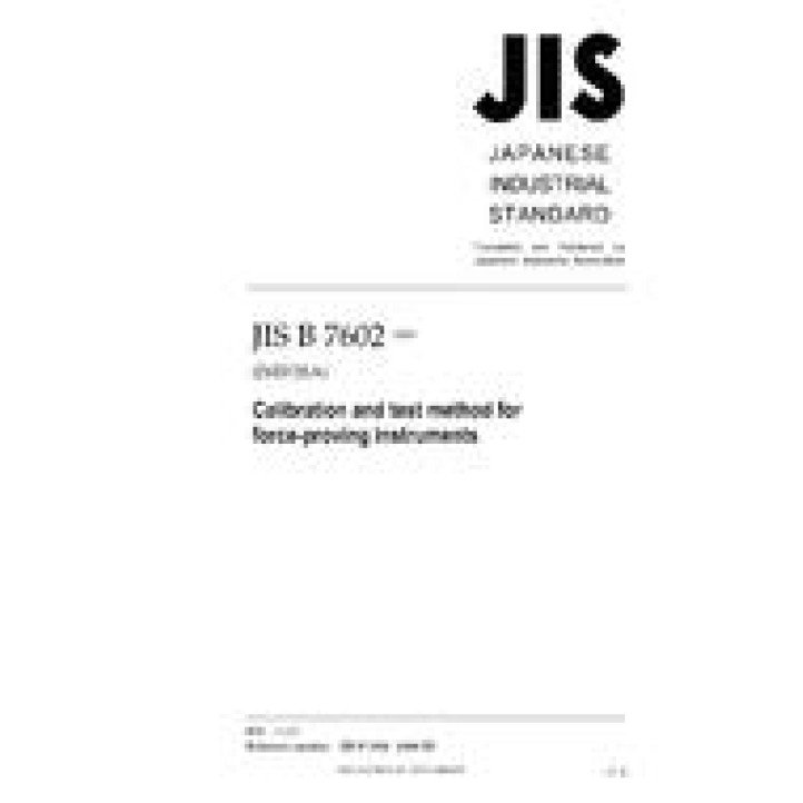 JIS B 7602 PDF