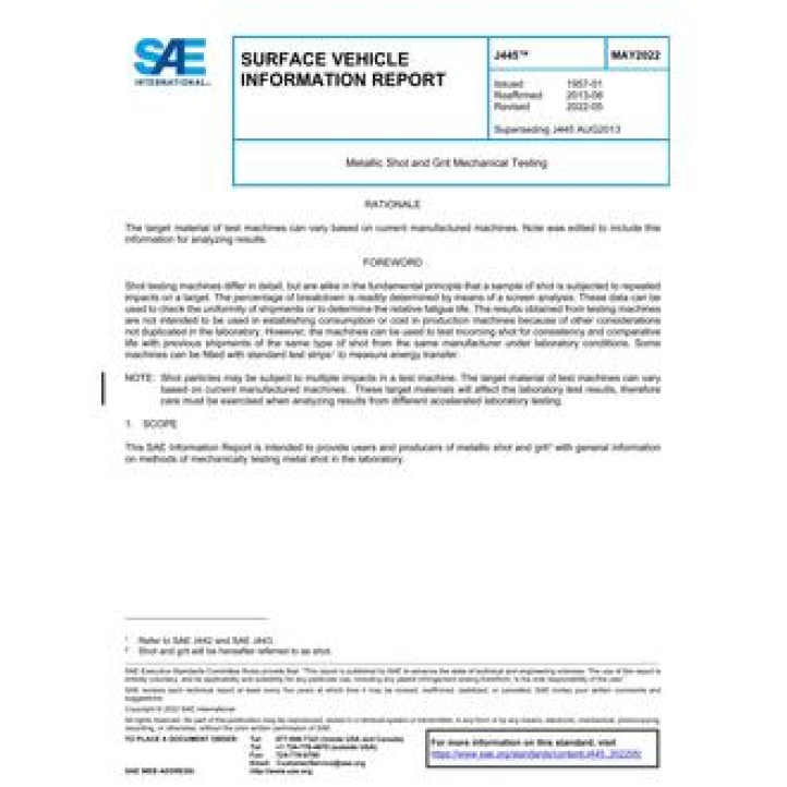 SAE J445 PDF