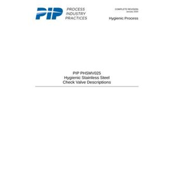 PIP PHSMV025 PDF