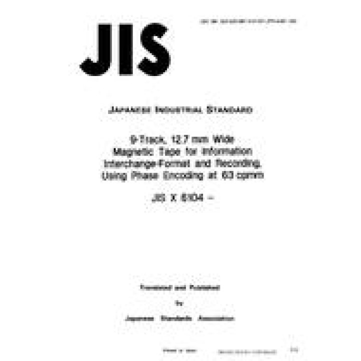 JIS X 6104 PDF