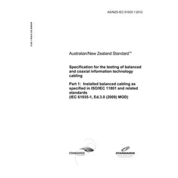 AS/NZS IEC 61935.1 PDF