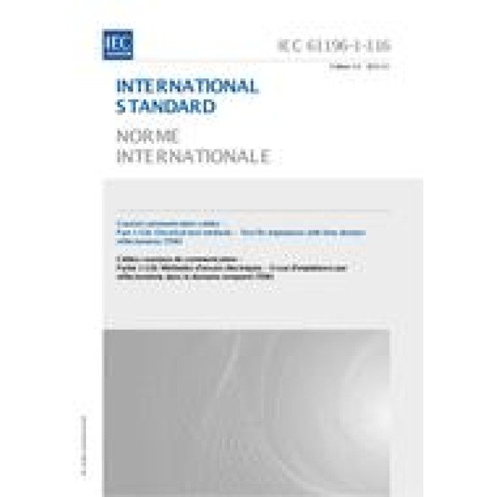 IEC 61196-1-116 Ed. 1.0 b PDF