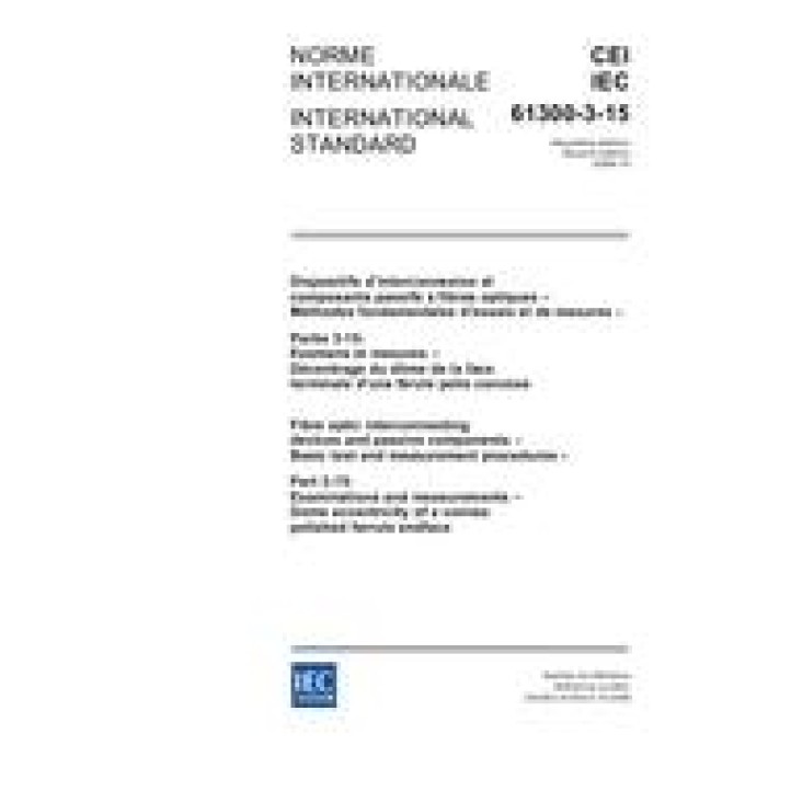 IEC 61300-3-15 Ed. 2.0 b PDF