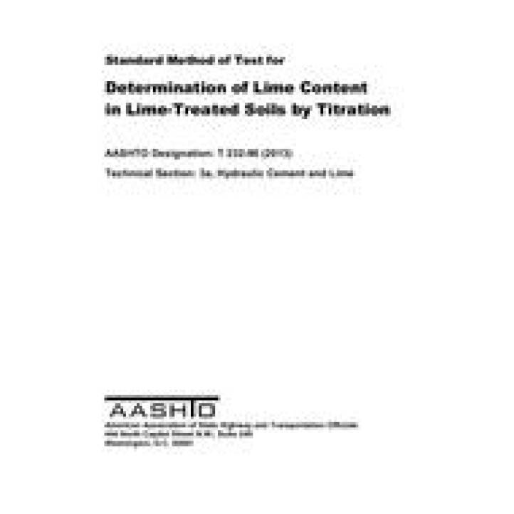 AASHTO T 232 PDF