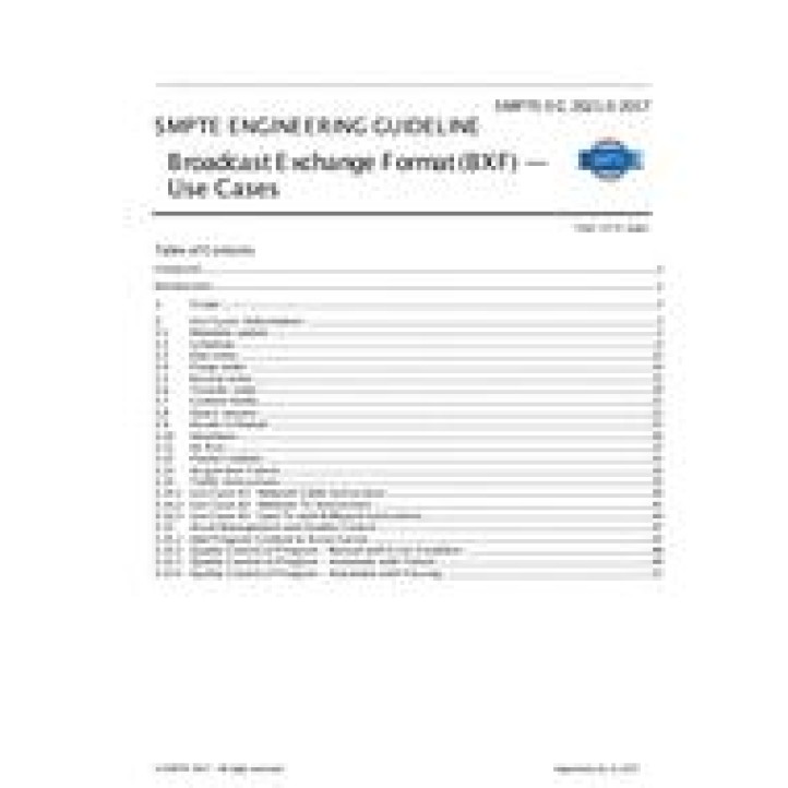 SMPTE EG 2021-3 PDF