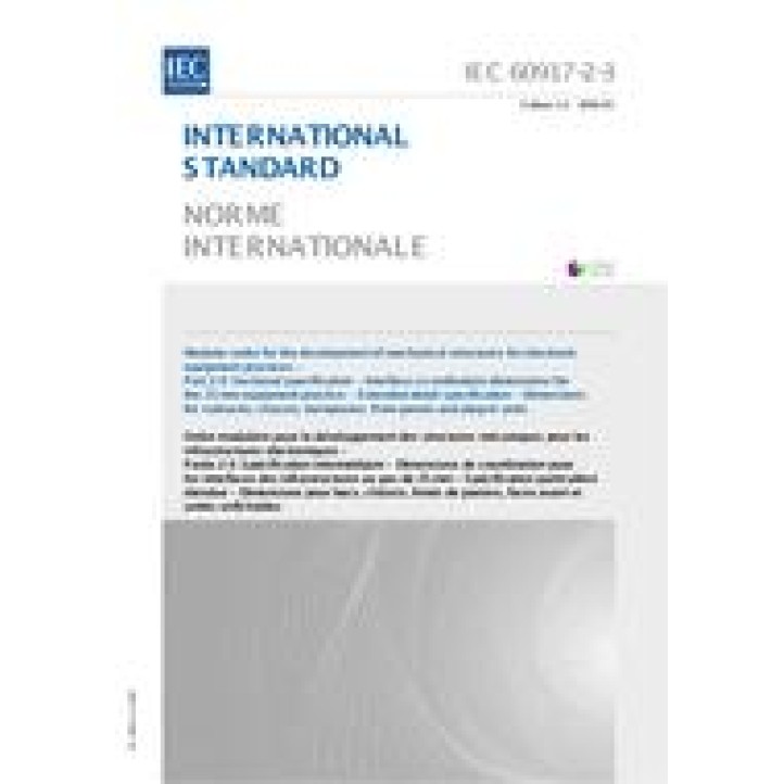 IEC 60917-2-3 Ed. 1.0 b PDF