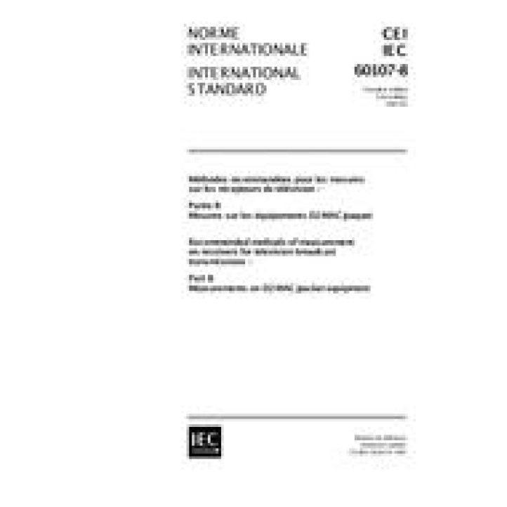 IEC 60107-8 Ed. 1.0 b PDF