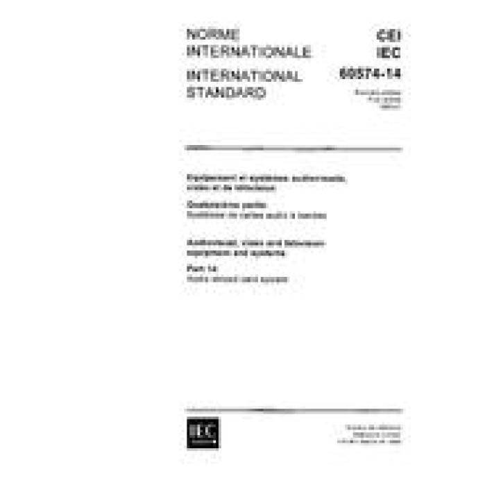 IEC 60574-14 Ed. 1.0 b PDF