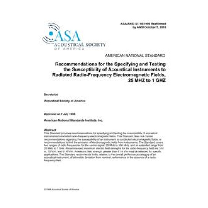 ASA S1.14 PDF download