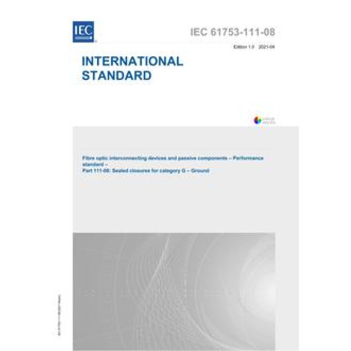 IEC 61753-111-08 Ed. 1.0 en PDF