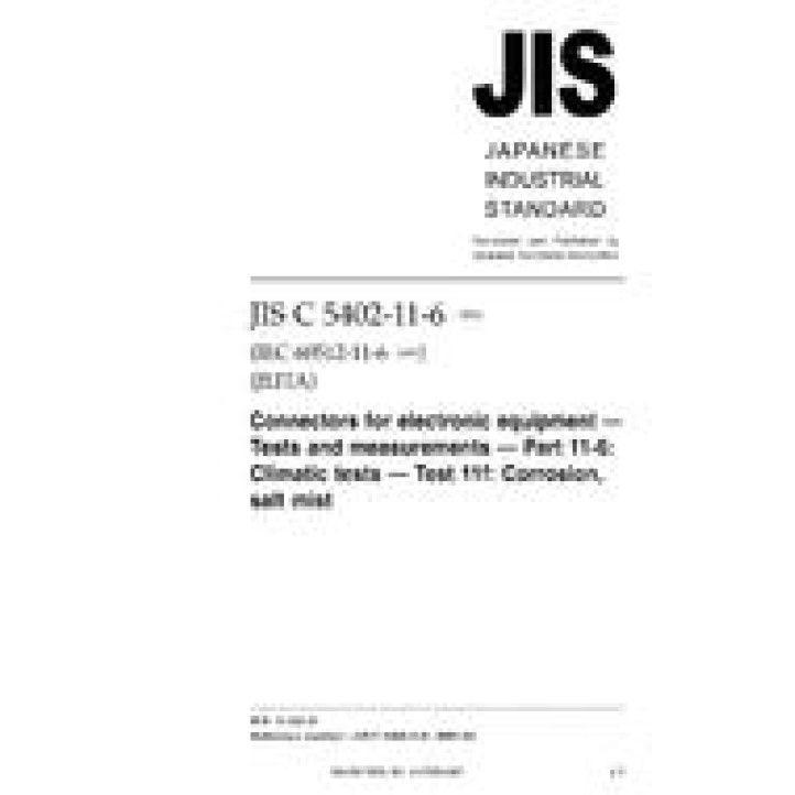 JIS C 5402-11-6 PDF