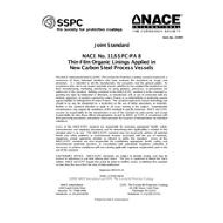 NACE No. 11/SSPC-PA8 PDF