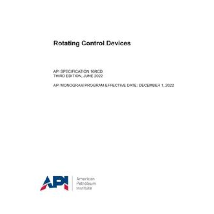 API Spec 16RCD PDF