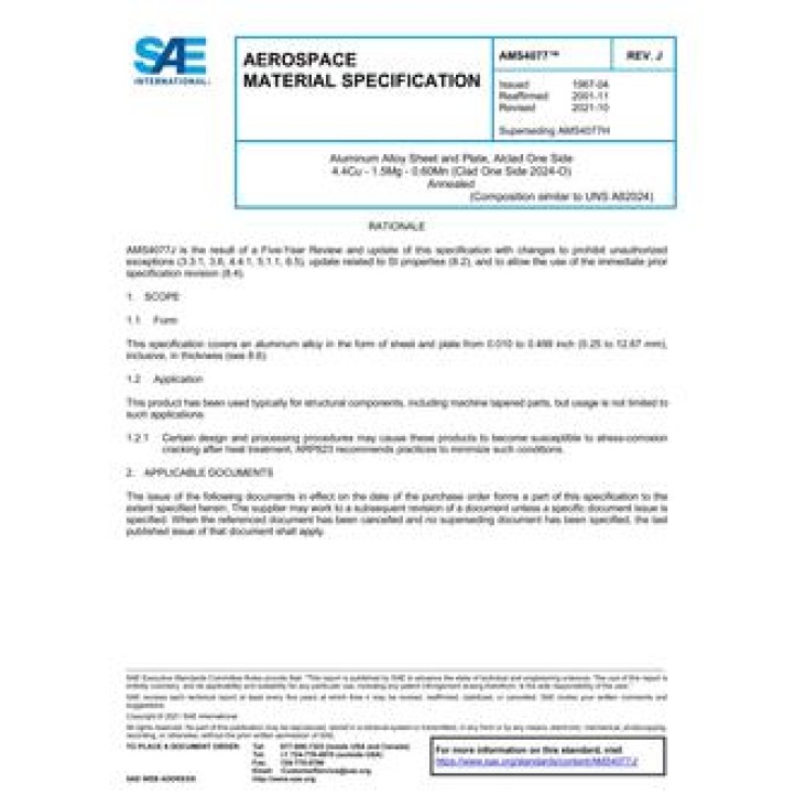 SAE AMS4077J PDF