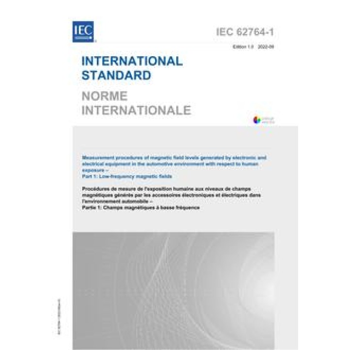 IEC 62764-1 Ed. 1.0 b PDF