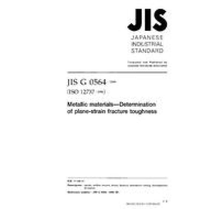 JIS G 0564 PDF