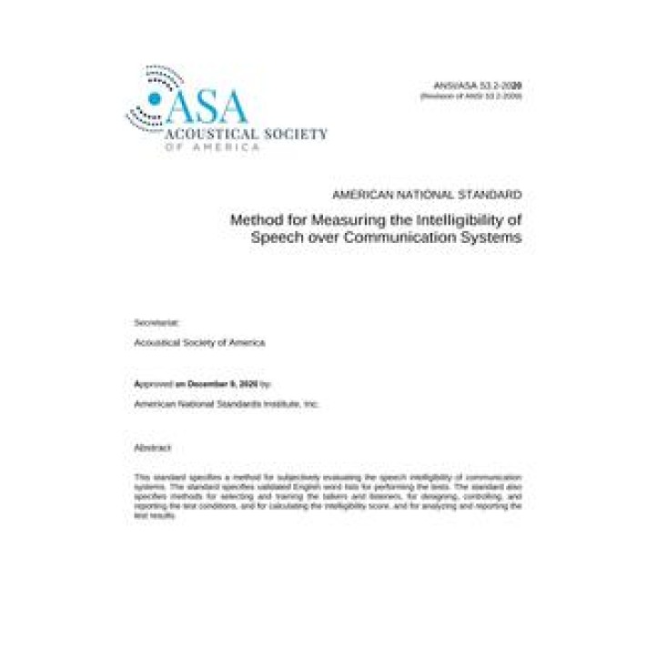 ASA S3.2 PDF