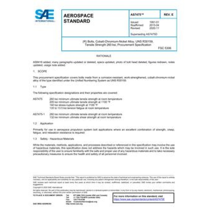 SAE AS7475E PDF