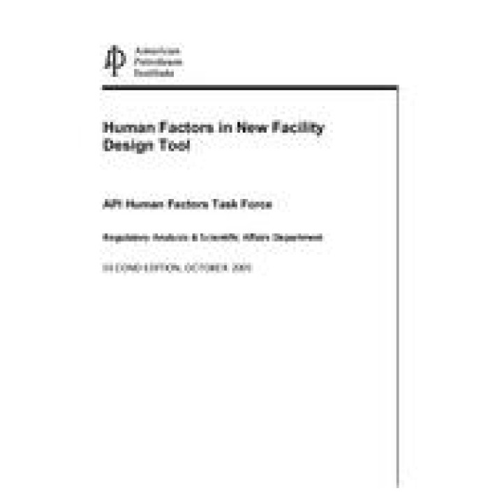 API Human Factors PDF