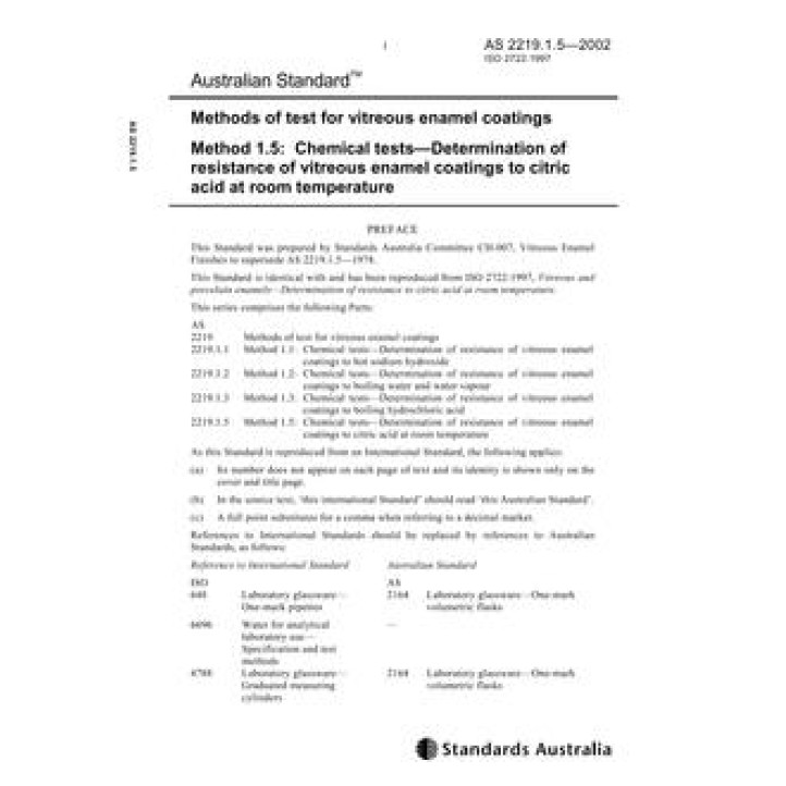 AS 2219.1.5 PDF