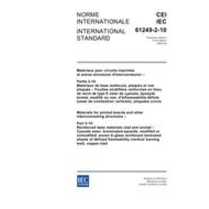 IEC 61249-2-10 Ed. 1.0 b PDF