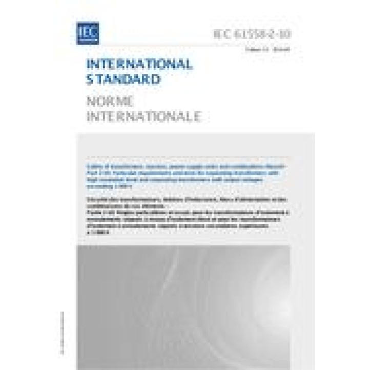 IEC 61558-2-10 Ed. 1.0 b PDF