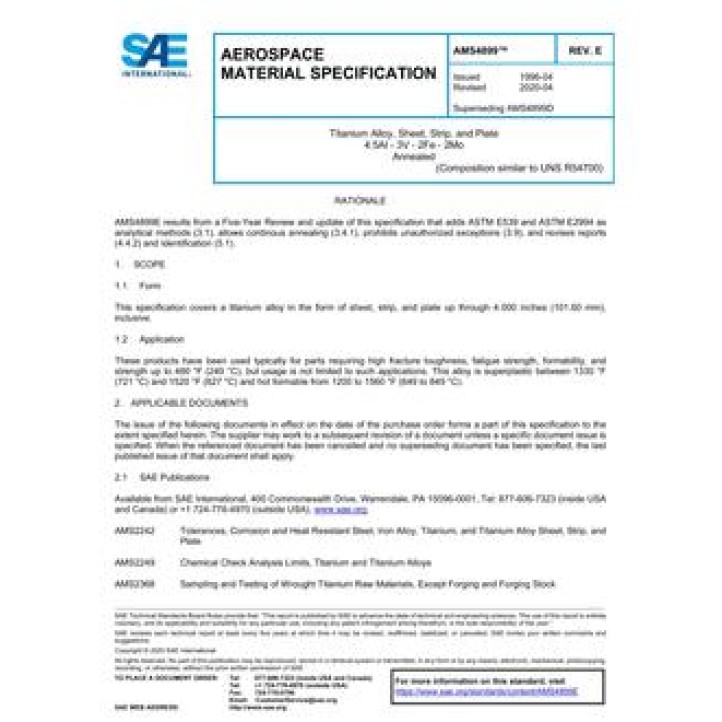 SAE AMS4899E PDF