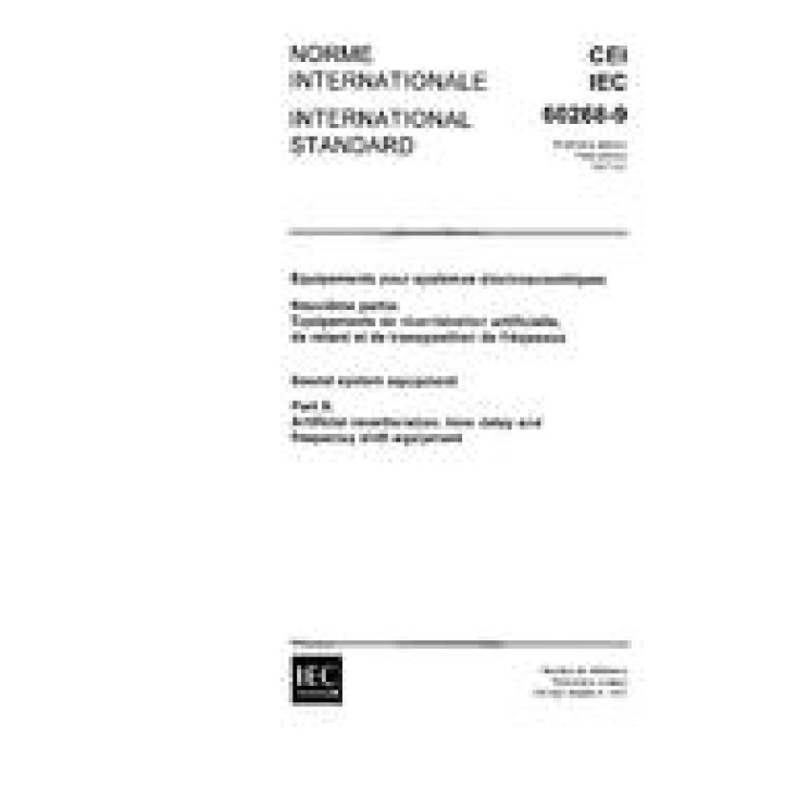 IEC 60268-9 Ed. 1.0 b PDF