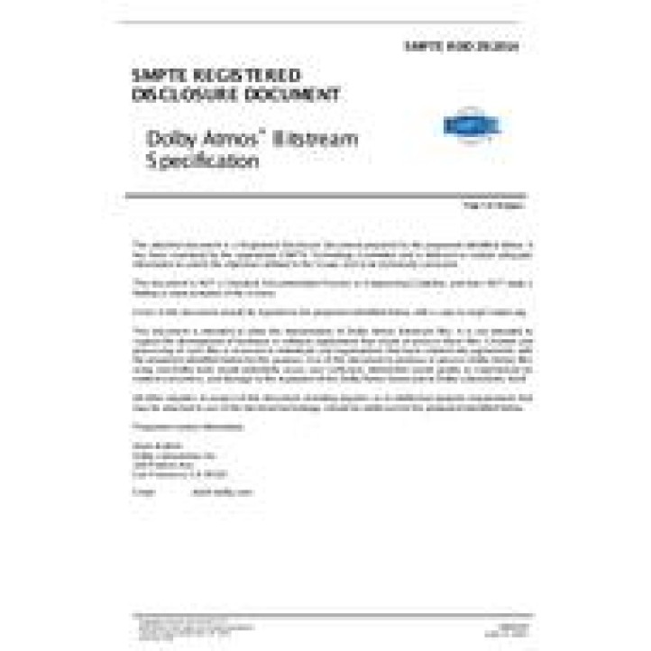 SMPTE RDD 29 PDF