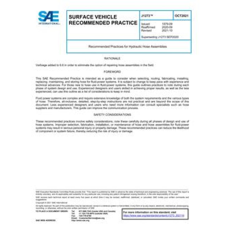 SAE J1273 PDF