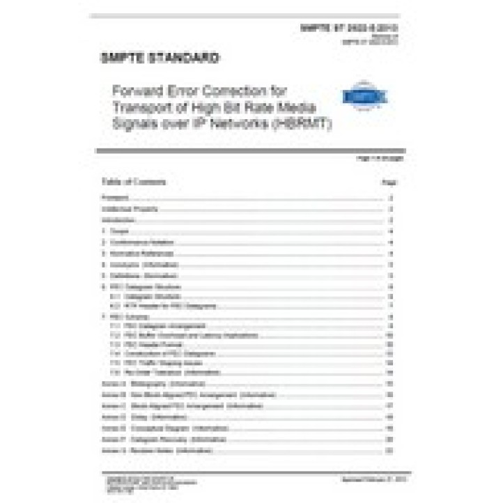 SMPTE ST 2022-5 PDF