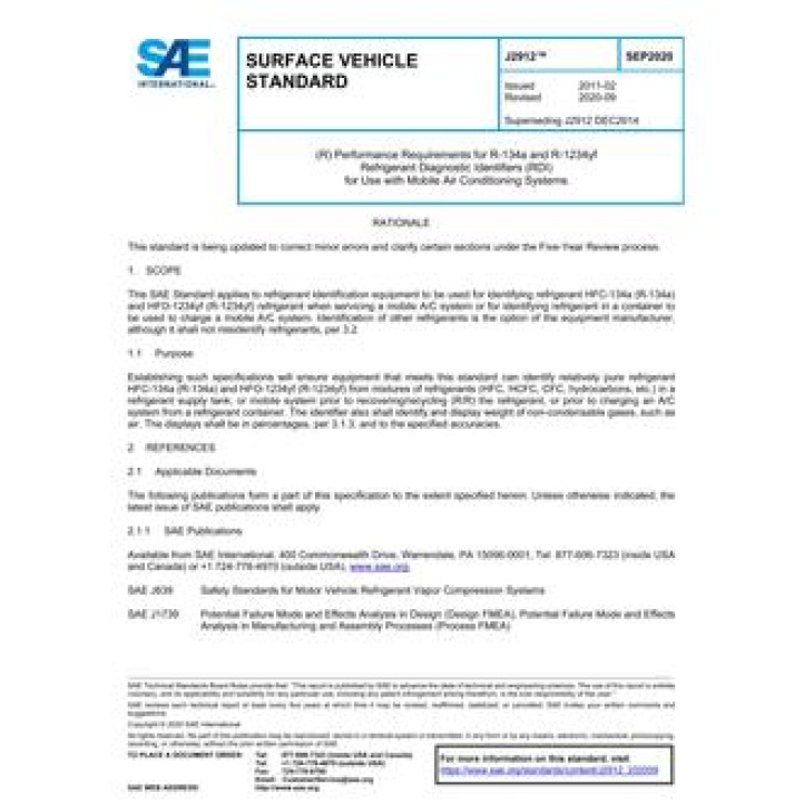 SAE J2912 PDF