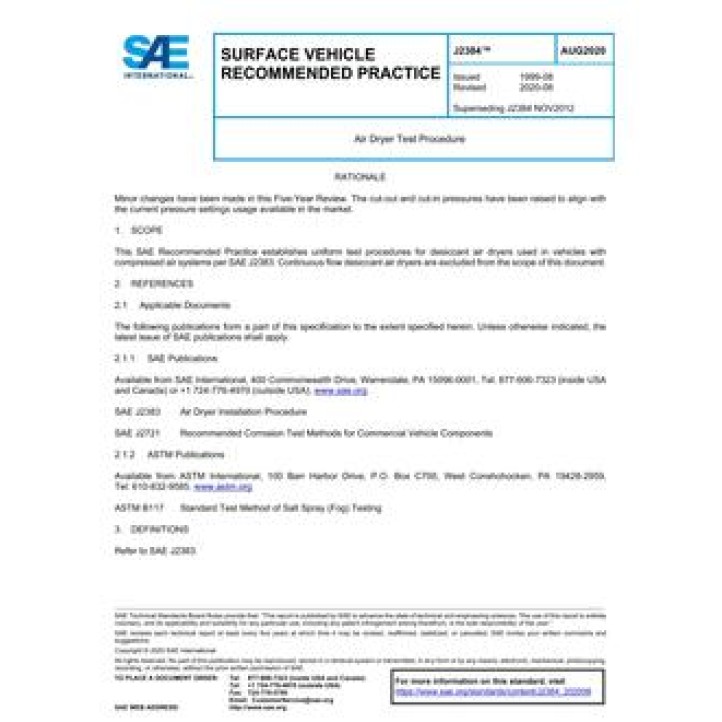 SAE J2384 PDF