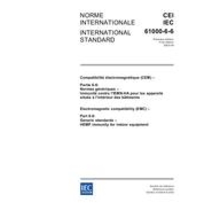 IEC 61000-6-6 Ed. 1.0 b PDF