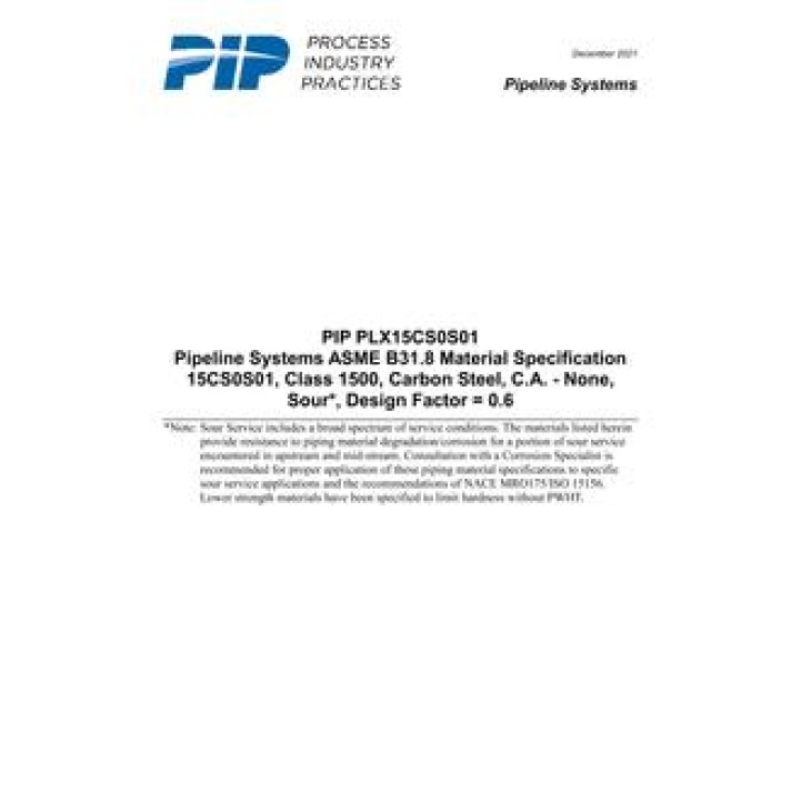 PIP PLX15CS0S01 PDF