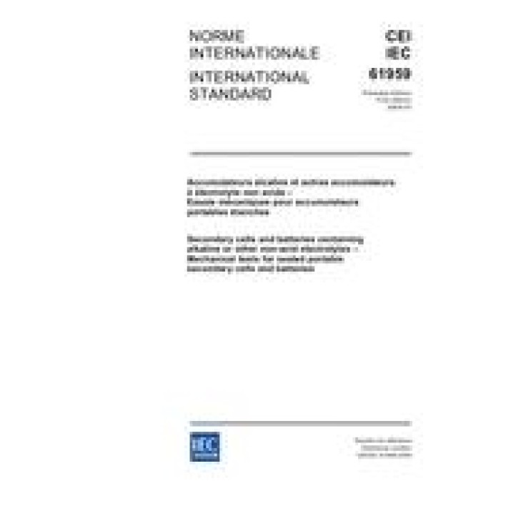 IEC 61959 Ed. 1.0 b PDF