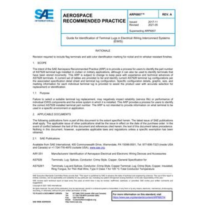 SAE ARP6807A PDF