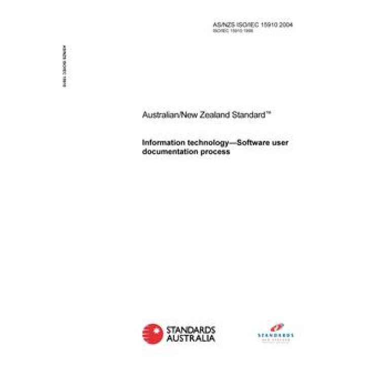 AS/NZS ISO/IEC 15910 PDF