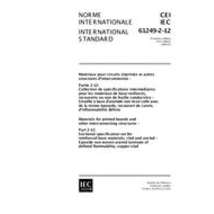 IEC 61249-2-12 Ed. 1.0 b PDF