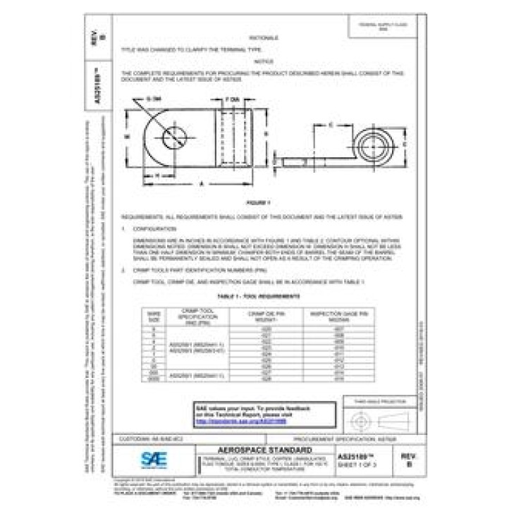 SAE AS25189B PDF