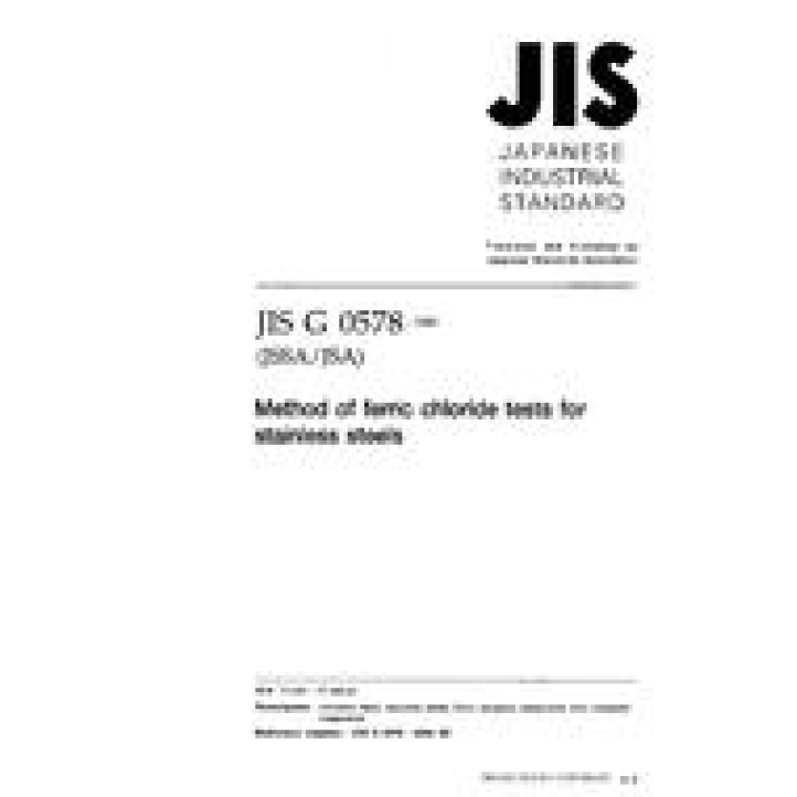 JIS G 0578 PDF