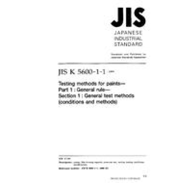 JIS K 5600-1-1 PDF