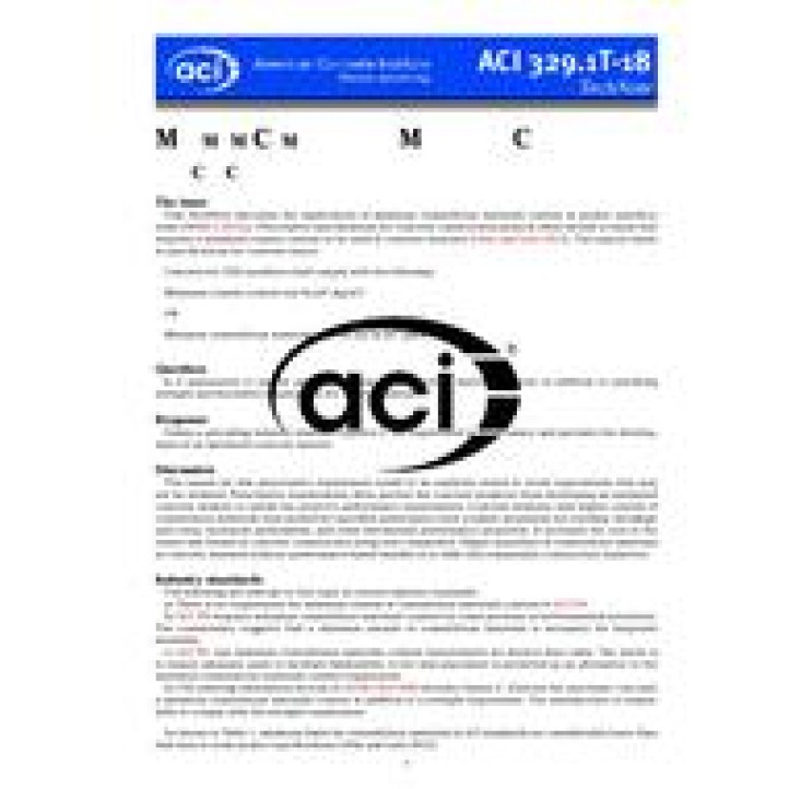 ACI 329.1T PDF