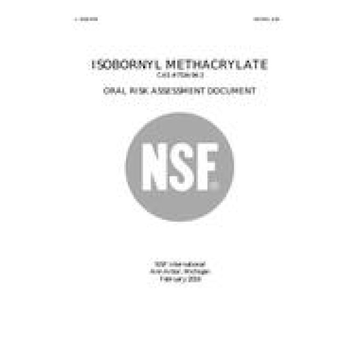 NSF ISOBORNYL METHACRYLATE CAS # 7534-94-3 PDF