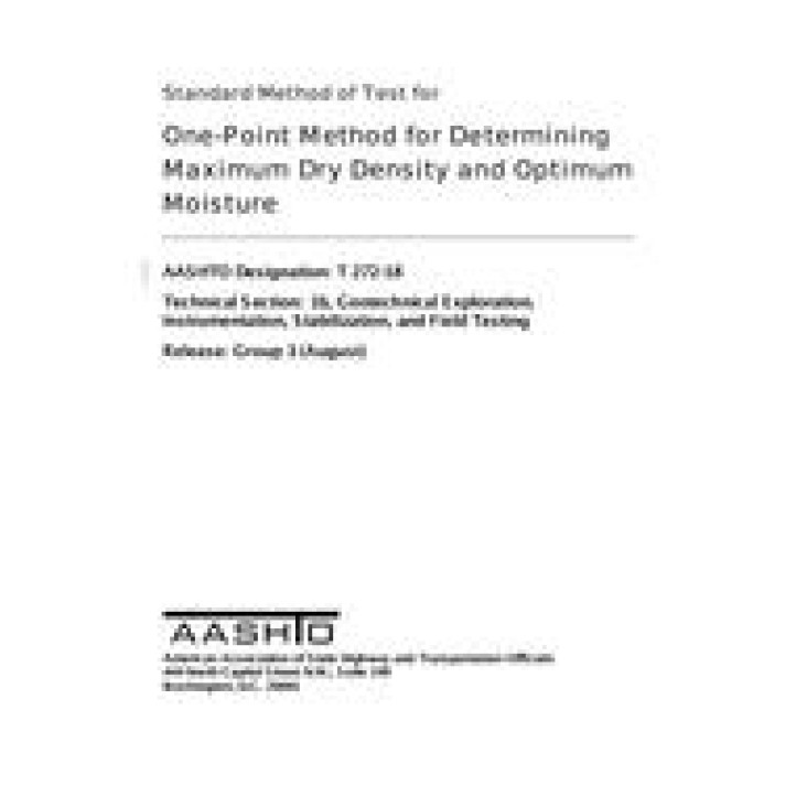 AASHTO T 272 PDF download