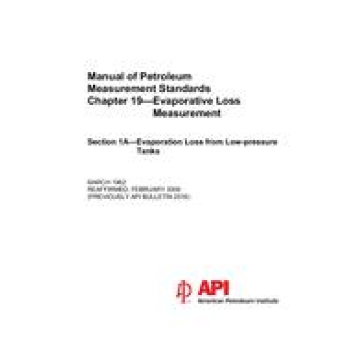 API MPMS Chapter 19.1A PDF